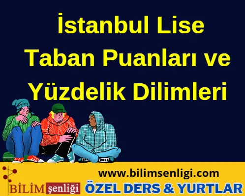 2025 İstanbul Lise Taban Puanları ve Yüzdelik Dilimleri İstanbul Lise Taban Puanları