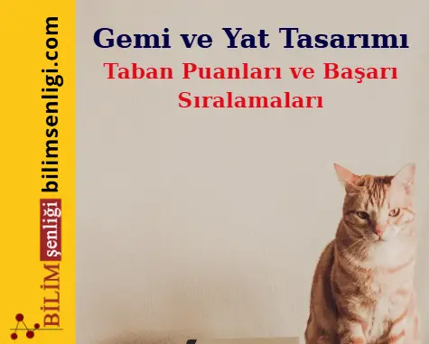 Gemi ve Yat Tasarımı Bölümü (Sayısal) Taban Puanları ve Sıralamaları (2025/2024) Gemi ve Yat Tasarımı Bölümü