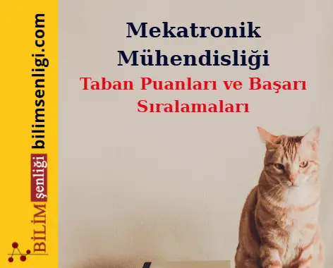 Mekatronik Mühendisliği Bölümü (Sayısal) Taban Puanları ve Sıralamaları (2025/2024) Mekatronik Mühendisliği Bölümü