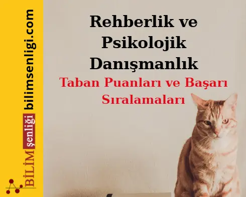 Rehberlik ve Psikolojik Danışmanlık Bölümü (Eşit Ağırlık) Taban Puanları ve Sıralamaları (2025/2024) Rehberlik ve Psikolojik Danışmanlık Bölümü