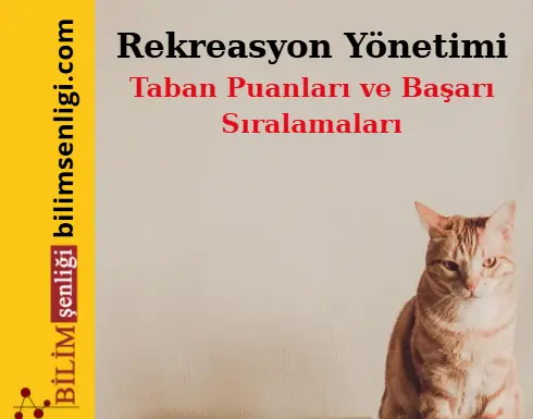 Rekreasyon Yönetimi Bölümü (Sözel) Taban Puanları ve Sıralamaları (2025/2024) Rekreasyon Yönetimi